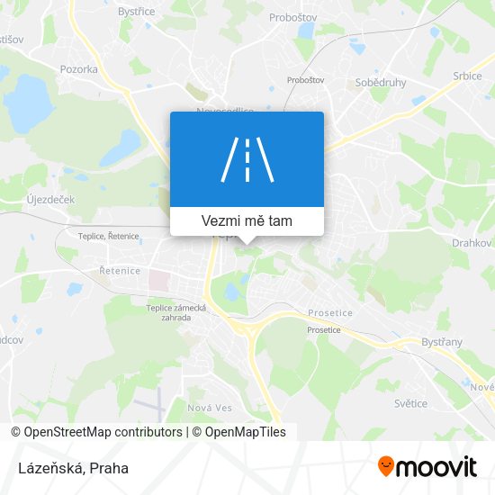 Lázeňská mapa