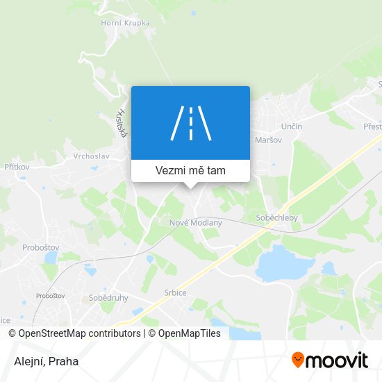 Alejní mapa