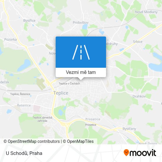 U Schodů mapa