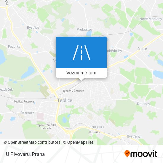 U Pivovaru mapa