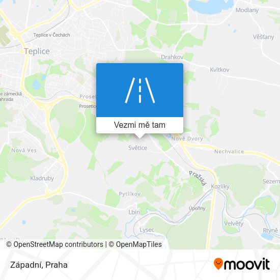 Západní mapa
