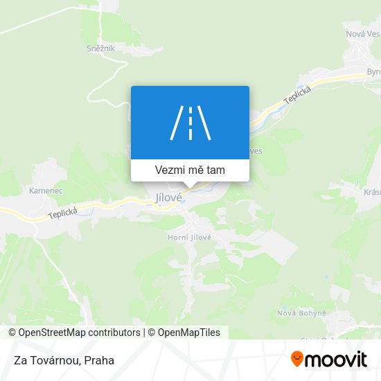 Za Továrnou mapa