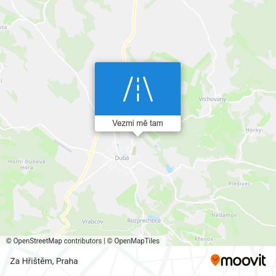 Za Hřištěm mapa