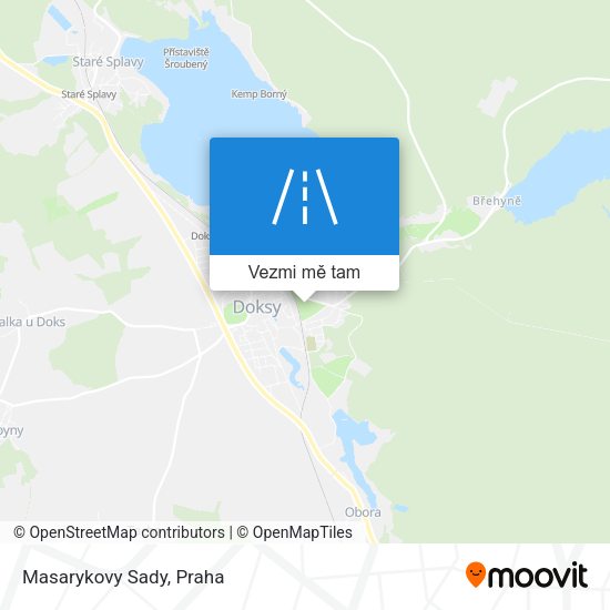 Masarykovy Sady mapa