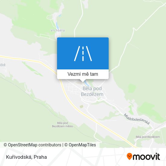 Kuřívodská mapa