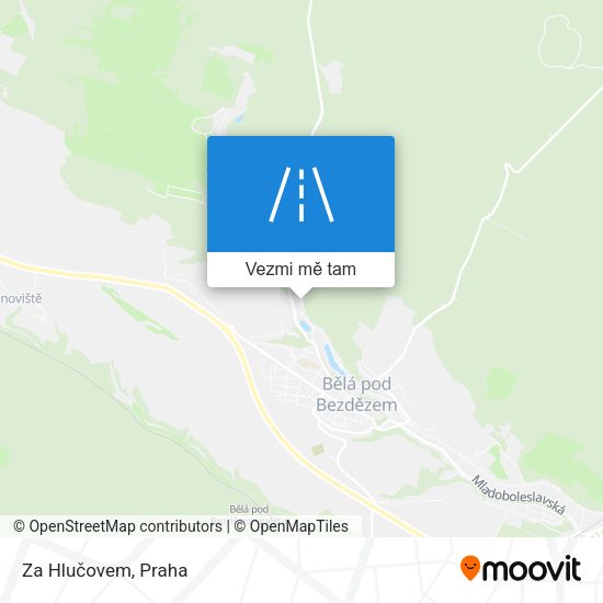 Za Hlučovem mapa