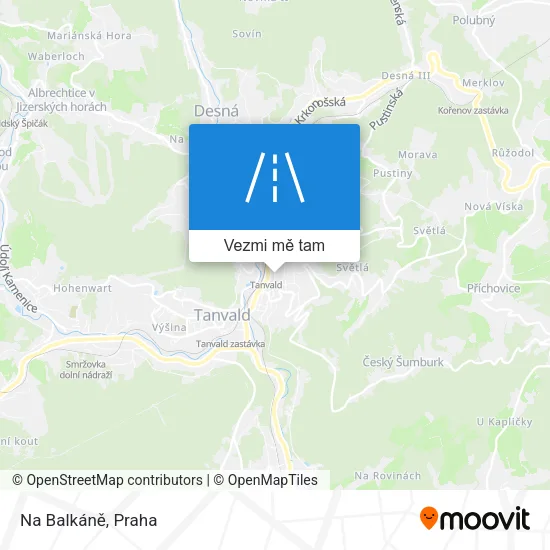 Na Balkáně mapa