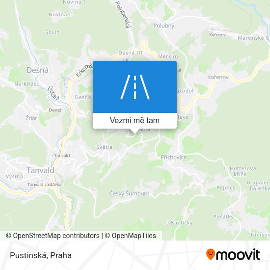 Pustinská mapa