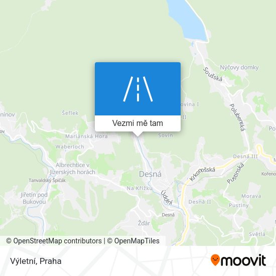 Výletní mapa