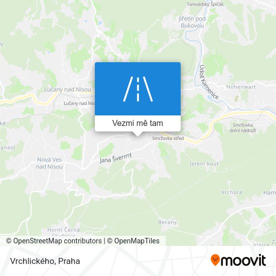 Vrchlického mapa