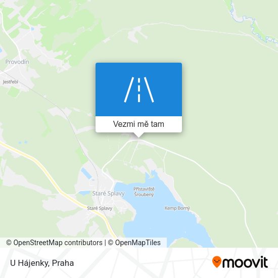 U Hájenky mapa