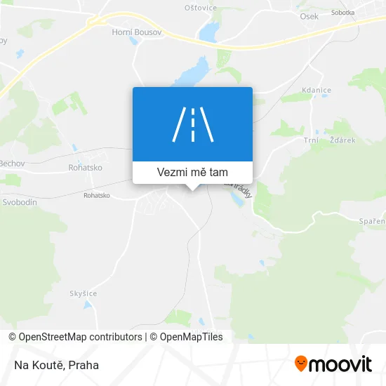 Na Koutě mapa