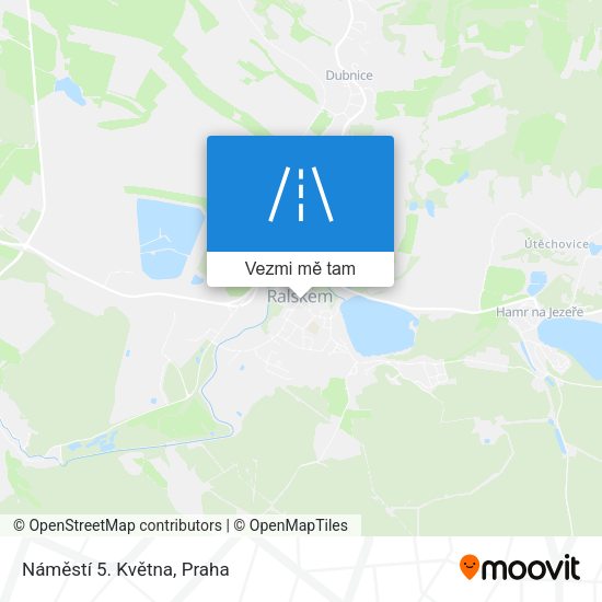 Náměstí 5. Května mapa