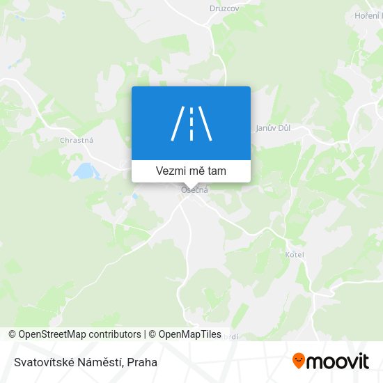 Svatovítské Náměstí mapa