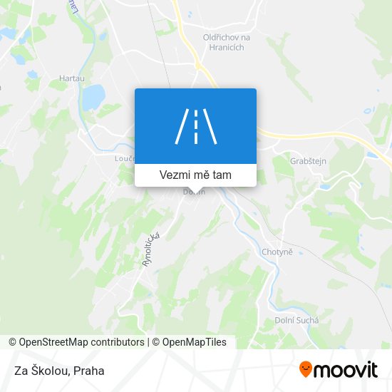 Za Školou mapa