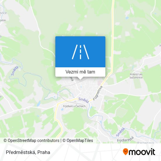 Předměstská mapa