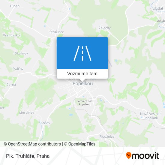 Plk. Truhláře mapa