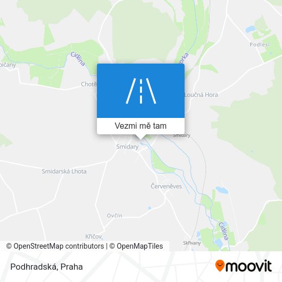 Podhradská mapa