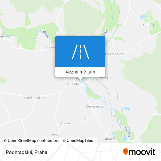 Podhradská mapa