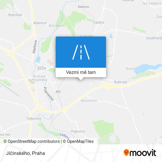 Jičínského mapa