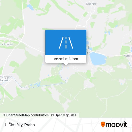 U Čističky mapa
