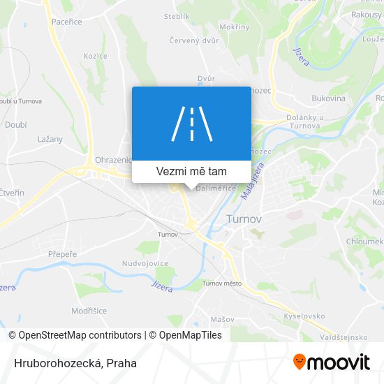 Hruborohozecká mapa