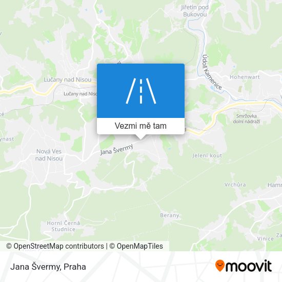 Jana Švermy mapa