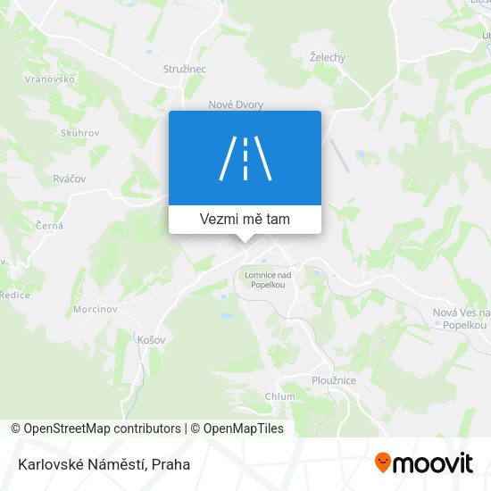 Karlovské Náměstí mapa