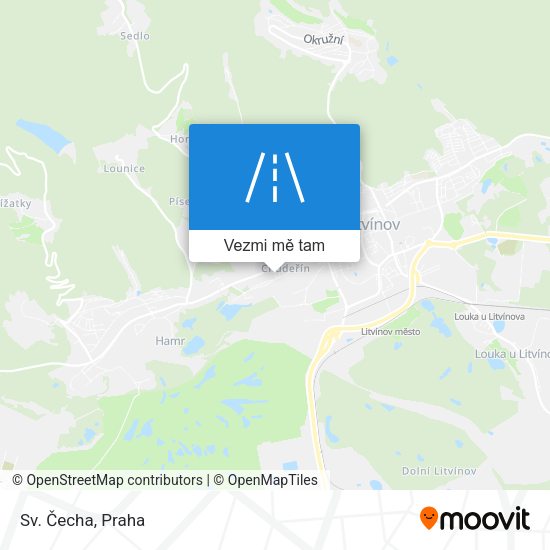 Sv. Čecha mapa