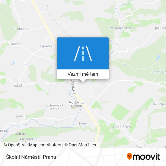Školní Náměstí mapa