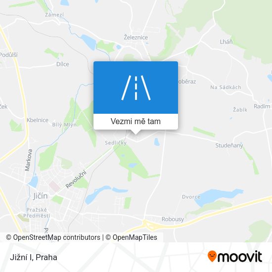 Jižní I mapa