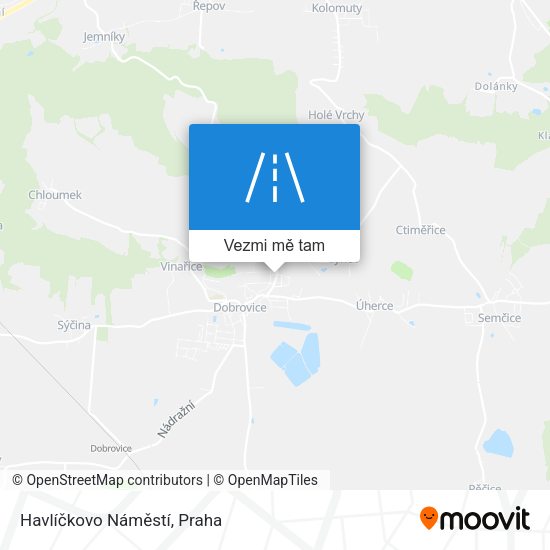 Havlíčkovo Náměstí mapa