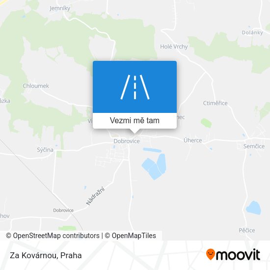 Za Kovárnou mapa