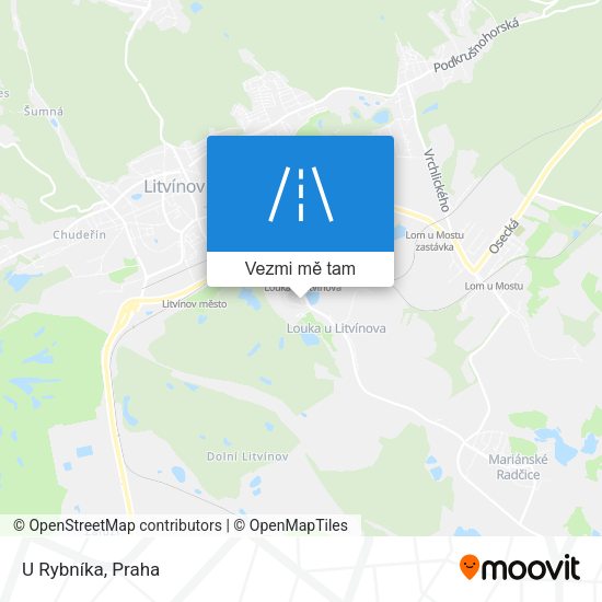 U Rybníka mapa