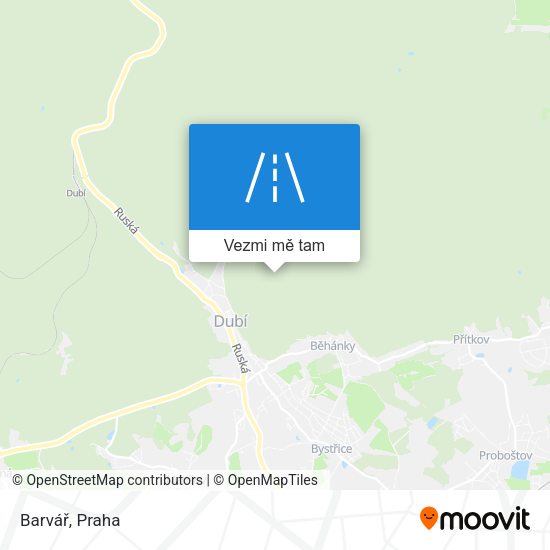 Barvář mapa