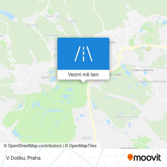 V Dolíku mapa