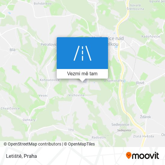 Letiště mapa