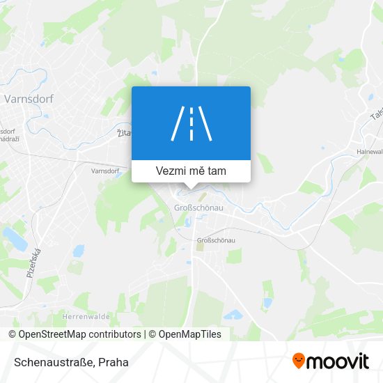 Schenaustraße mapa