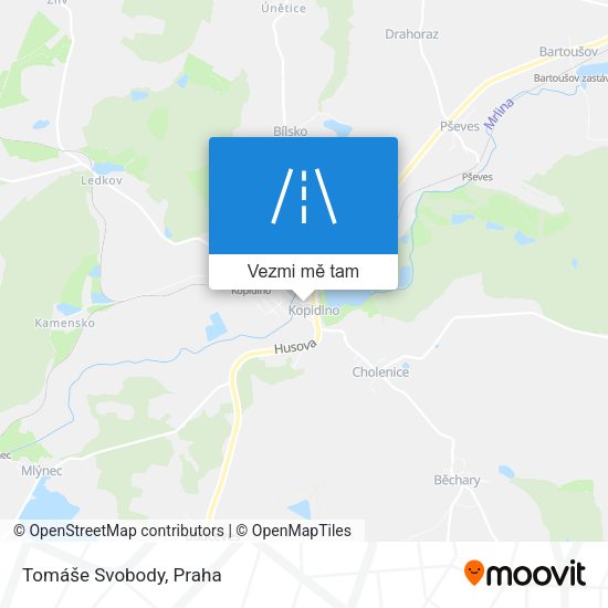 Tomáše Svobody mapa