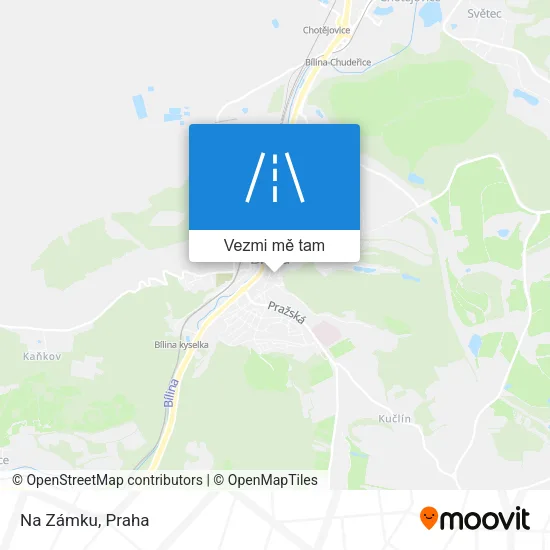 Na Zámku mapa