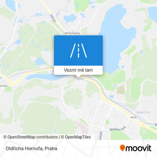 Oldřicha Hornofa mapa