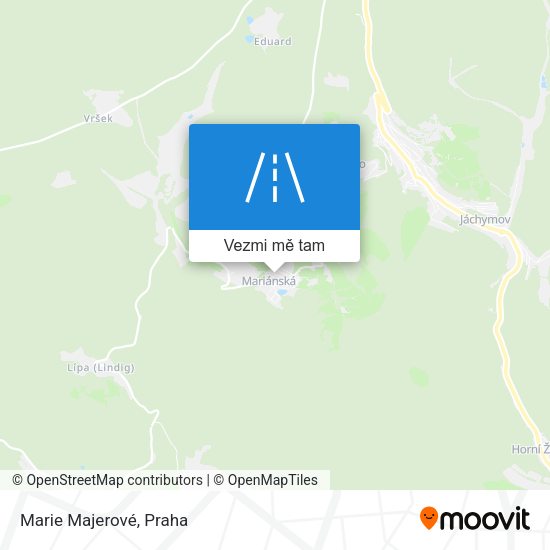Marie Majerové mapa