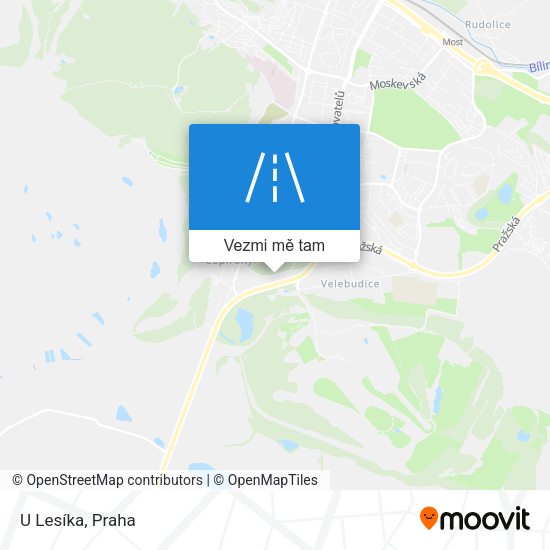 U Lesíka mapa
