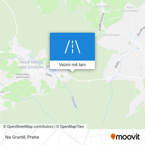 Na Gruntě mapa