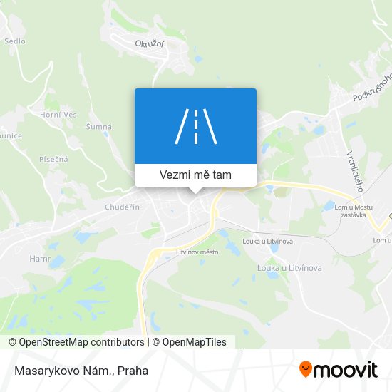 Masarykovo Nám. mapa