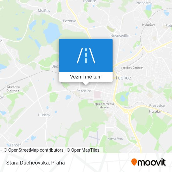 Stará Duchcovská mapa