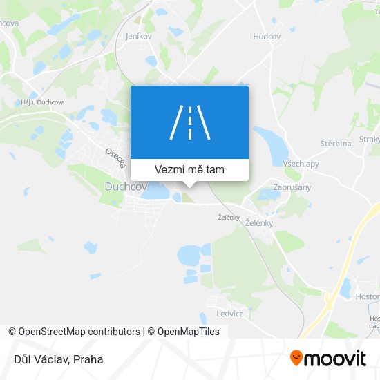 Důl Václav mapa