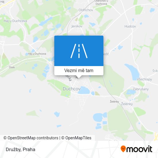 Družby mapa