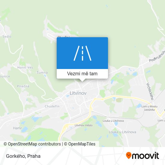 Gorkého mapa