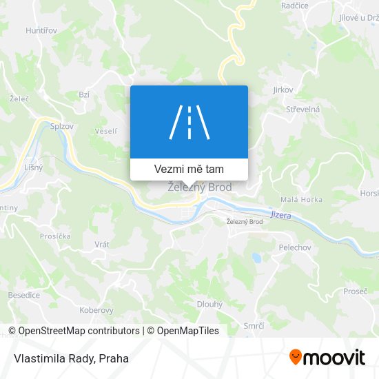 Vlastimila Rady mapa